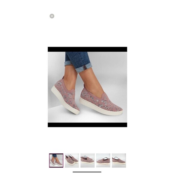 Skechers Arch Support Slip On Cloud Pink Gray Women's Size 5 Store Worn 158404 - Picture 4 of 13